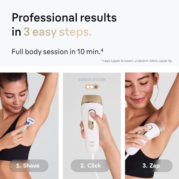 Home Laser Hair Removal, Pro 5 PL5347 Latest Generation IPL, Holiday Gifts for Women and Men, Hair Removal System with Wide Head and Two Precision Heads - Image 5