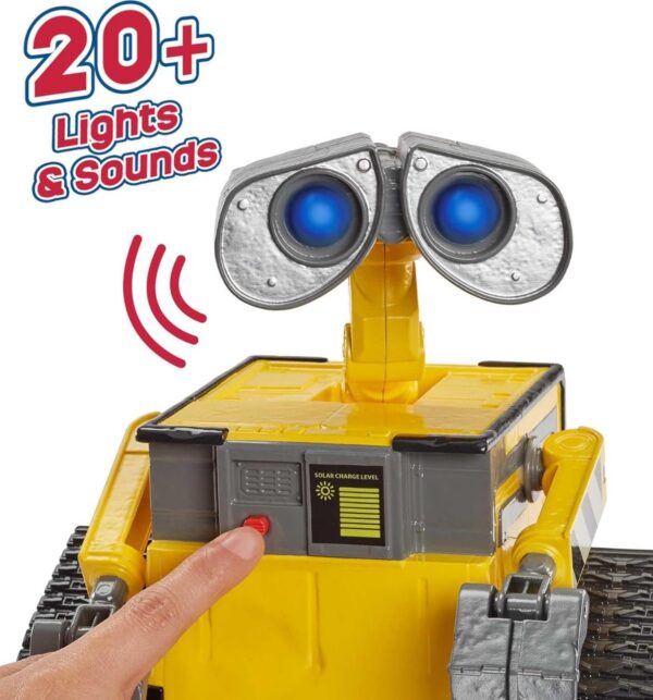 Disney Pixar WALL-E Remote Control Robot Toy 9.5-in 24-cm Tall, Kids Gift for Ages 4 Years Old & Up, Multi (GPN30) - Image 3